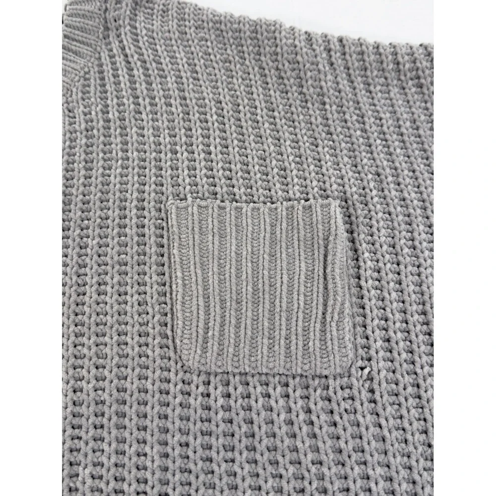 ChunkChenille Oversized Knit Sweater Medium Cozy‎ Loungewear Gorpcorp Minimalist